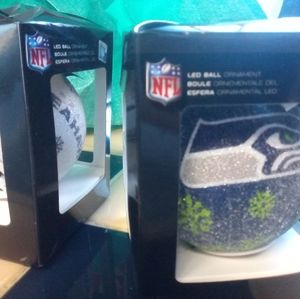 NFL Seahawks LED Christmas ornaments